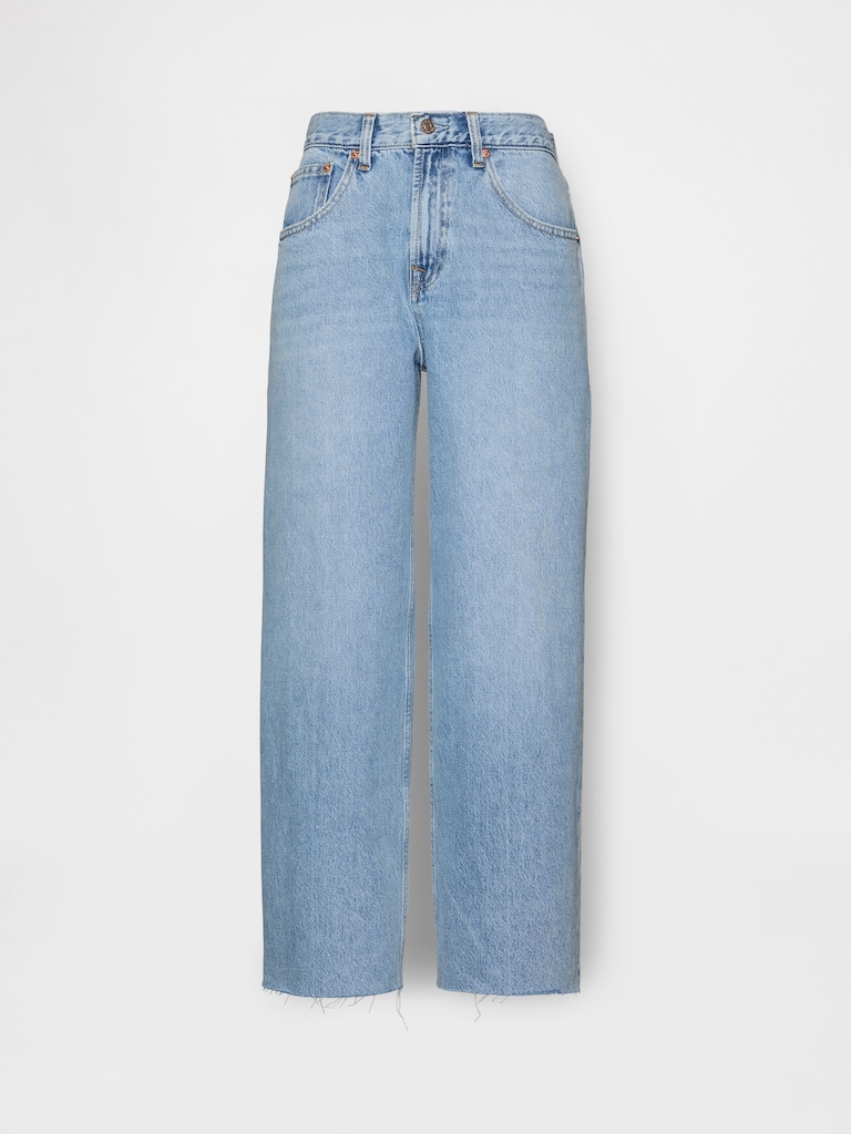 Low Slung Relaxed Crop Jeans