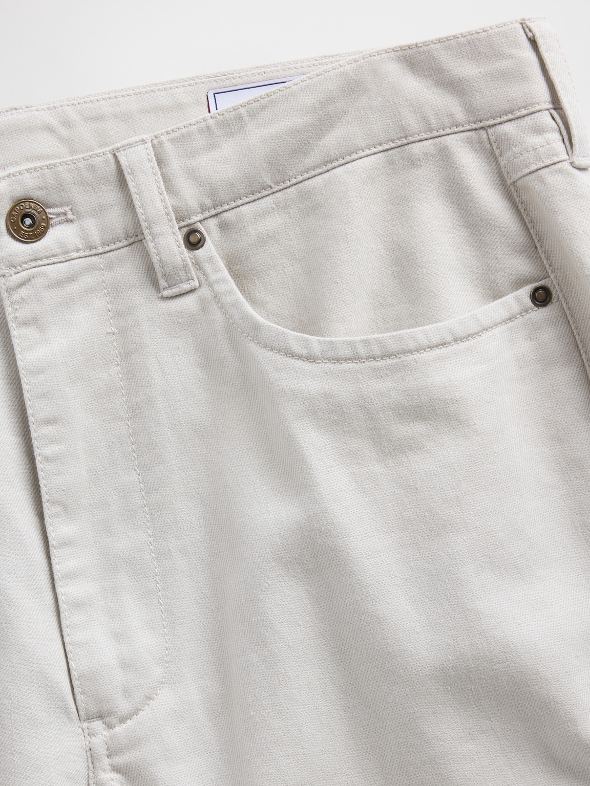 Linen-Cotton Relaxed Straight Pants