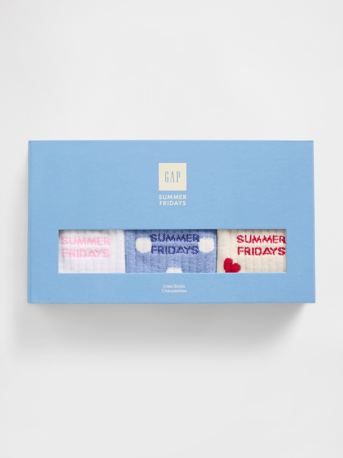 Gap × Summer Fridays Logo Crew Socks (3-Pack)