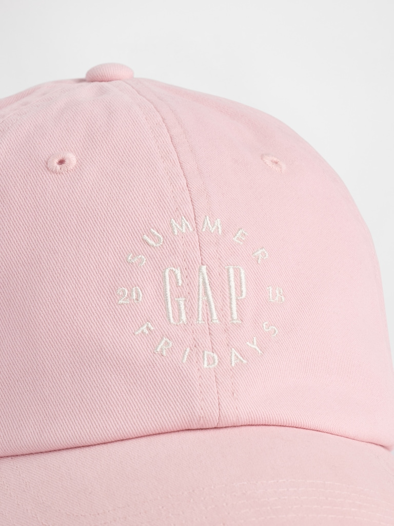 Gap × Summer Fridays Organic Cotton Logo Baseball Hat