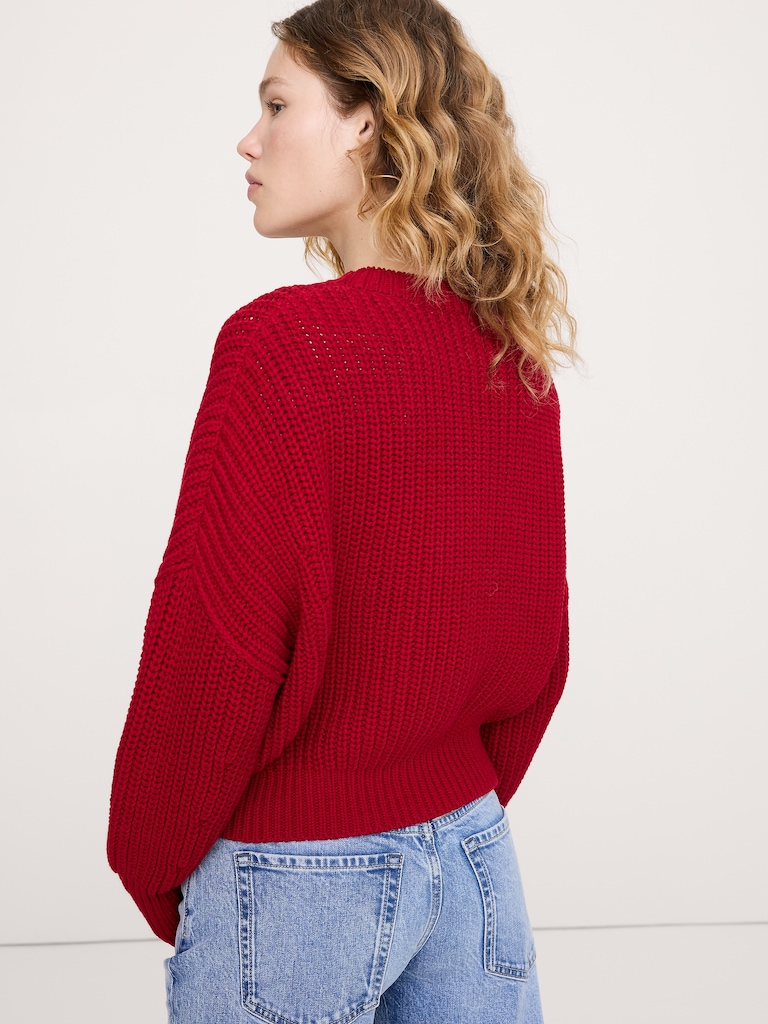 Cotton Crew-Neck Sweater