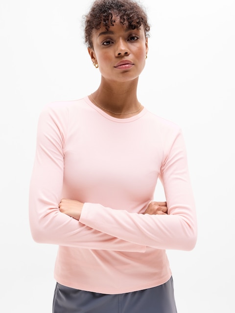 Polo Adapté à Manches Longues Style 2-6189 – Marine et Gris - Création