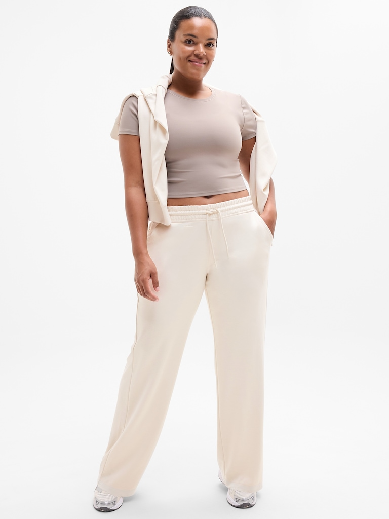 Seasoft Mid Rise Straight Pant