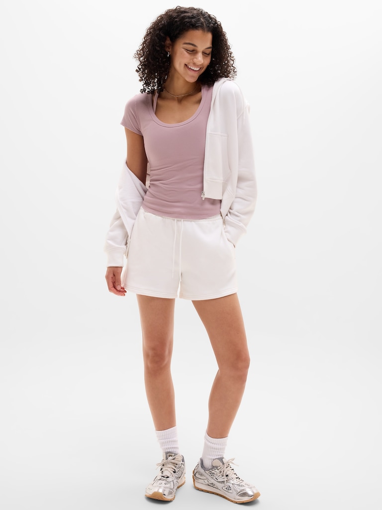 Signature Rib Scoop Tee