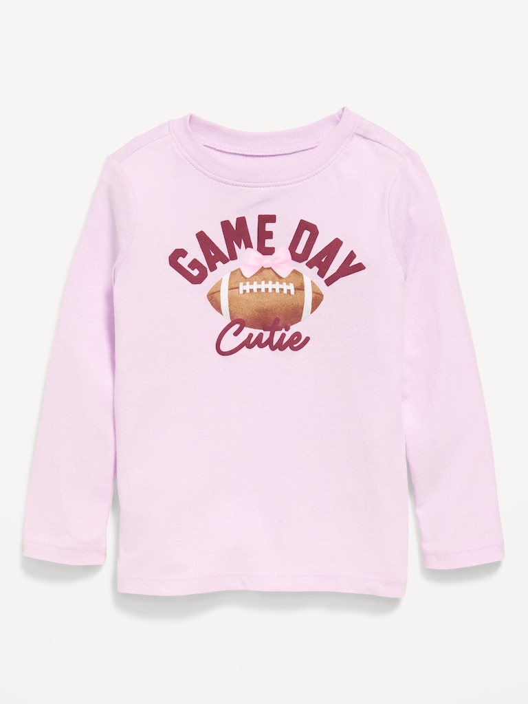 Long-Sleeve Graphic T-Shirt for Toddler Girls