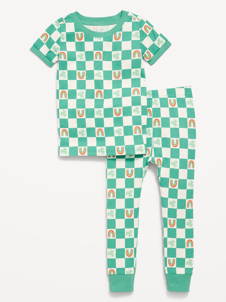 Printed Unisex Pajama Set for Toddler & Baby