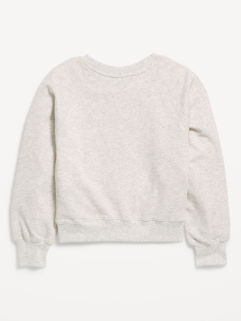 Long-Sleeve Graphic Sweatshirt for Girls