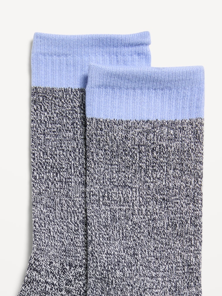 Marled Color-Block Socks