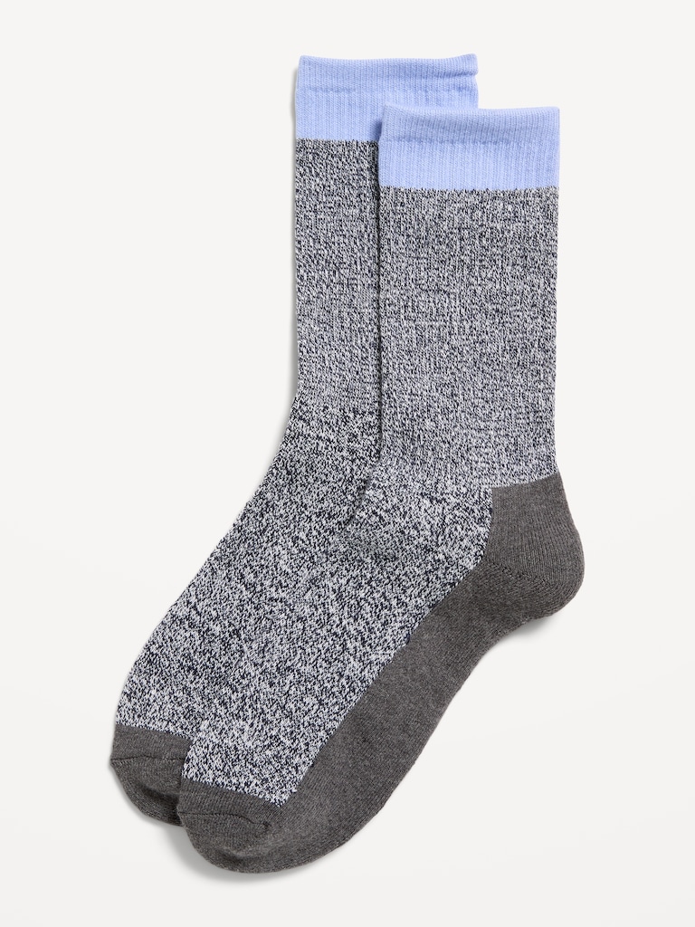 Marled Color-Block Socks