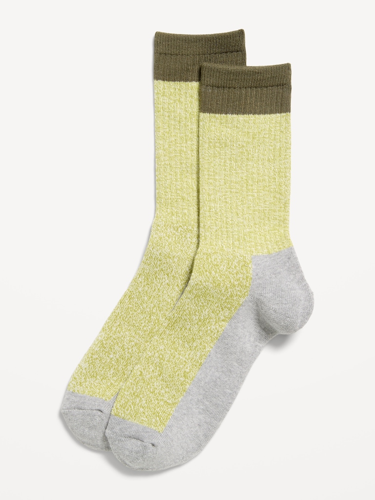 Marled Color-Block Socks