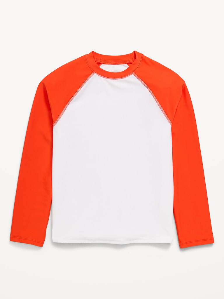Long-Sleeve Rashguard Swim Top for Boys