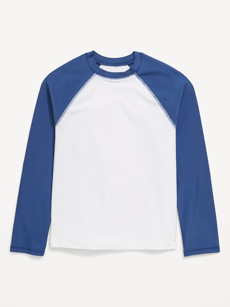 Long-Sleeve Rashguard Swim Top for Boys