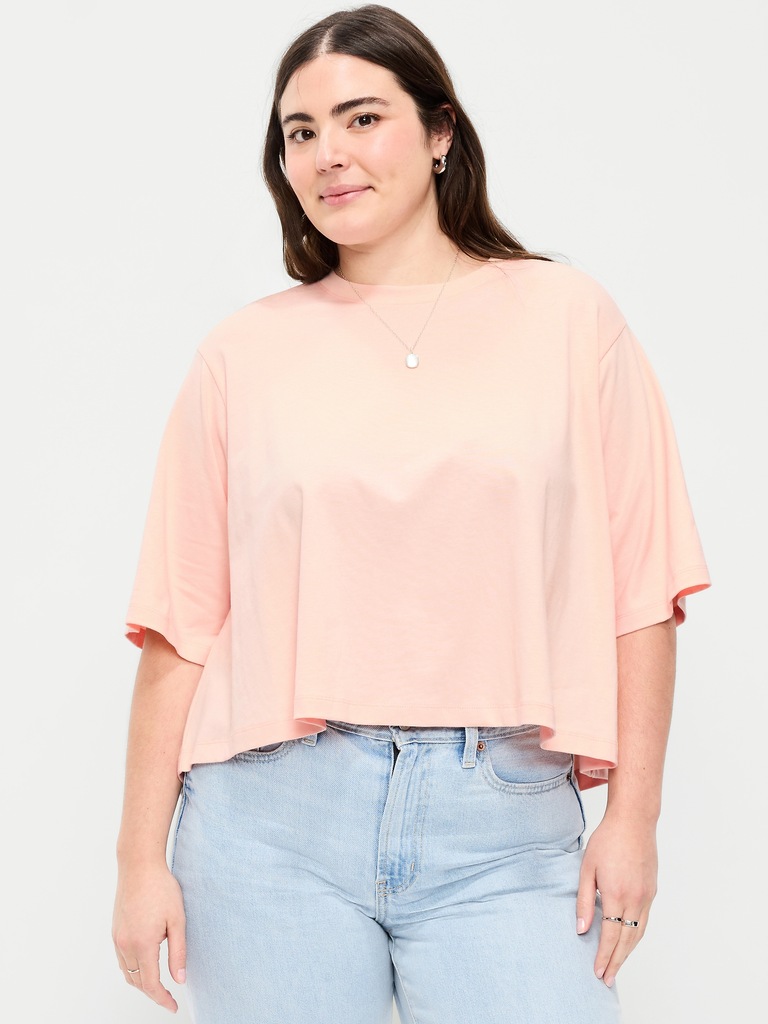 Short-Sleeve Trapeze T-Shirt