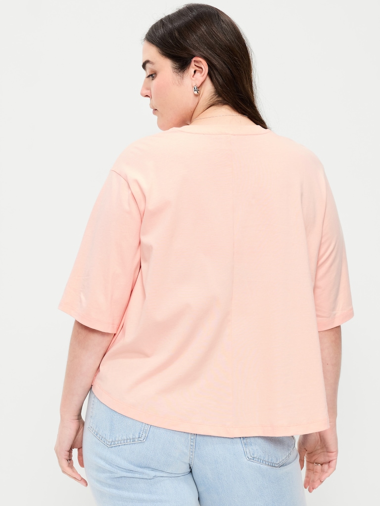 Short-Sleeve Trapeze T-Shirt