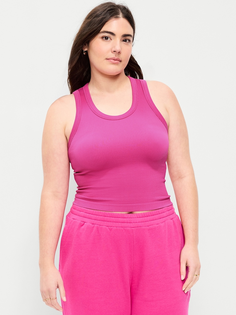 Exhale Seamless Fitted Rib Tank