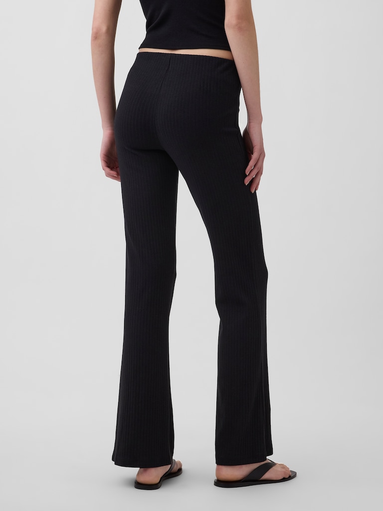 Modern Wide Rib Flare Pants
