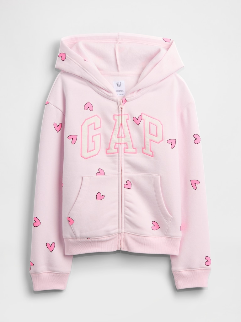 Kids Relaxed Gap Logo Zip Hoodie