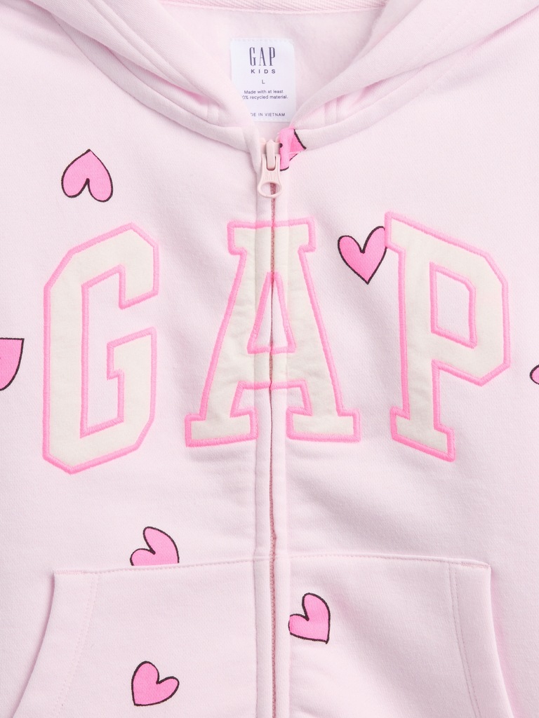 Kids Relaxed Gap Logo Zip Hoodie