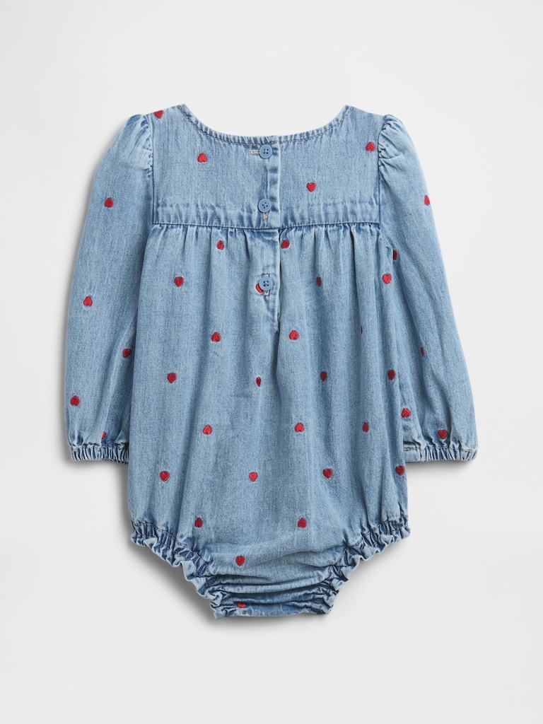 Baby Denim Romper