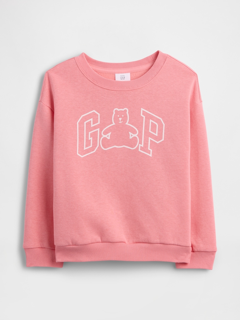 babyGap Logo Relaxed Crewneck Sweatshirt