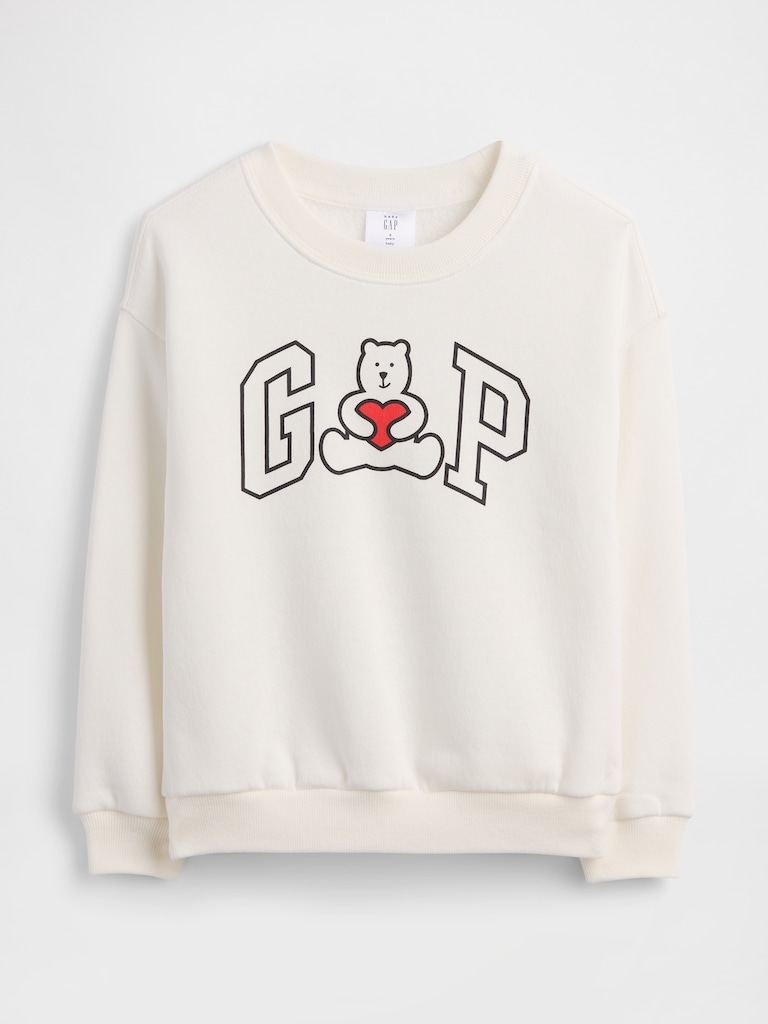 babyGap Logo Relaxed Crewneck Sweatshirt