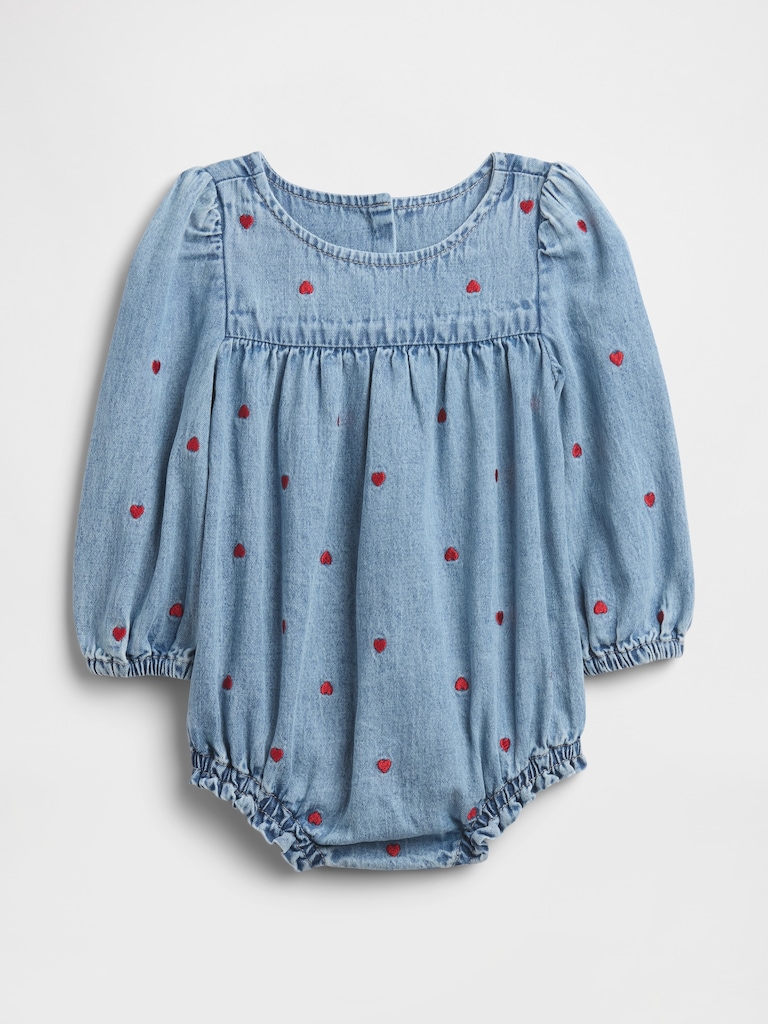 Baby Denim Romper