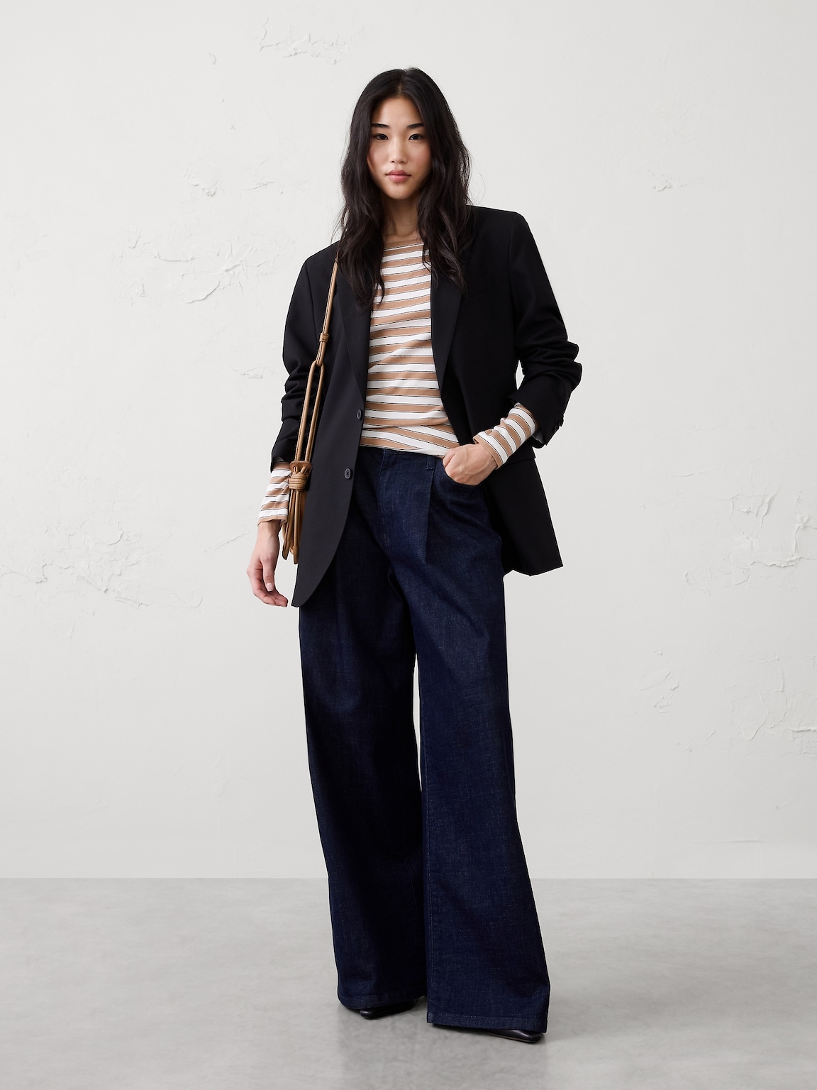 Ribbed Boatneck Top