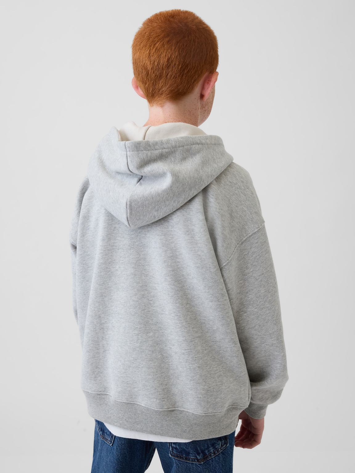 Kids VintageSoft Relaxed Henley Hoodie