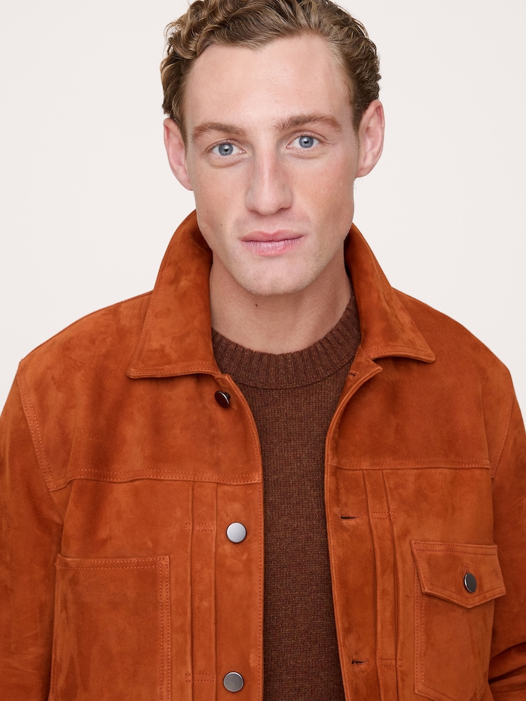 Suede Trucker Jacket