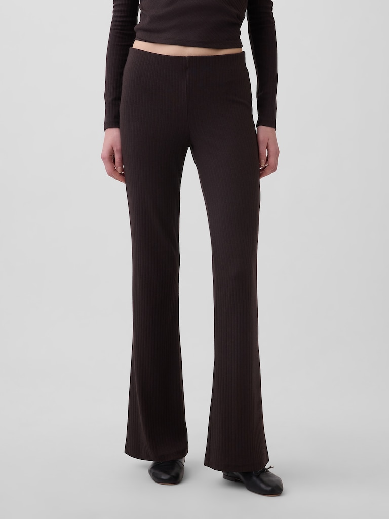 Modern Wide Rib Flare Pants