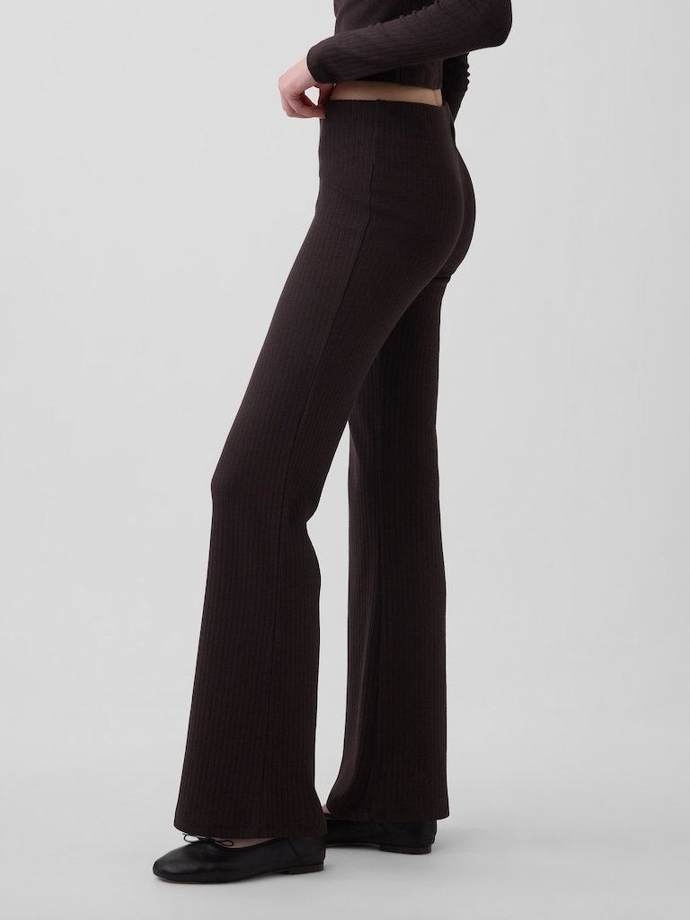 Modern Wide Rib Flare Pants