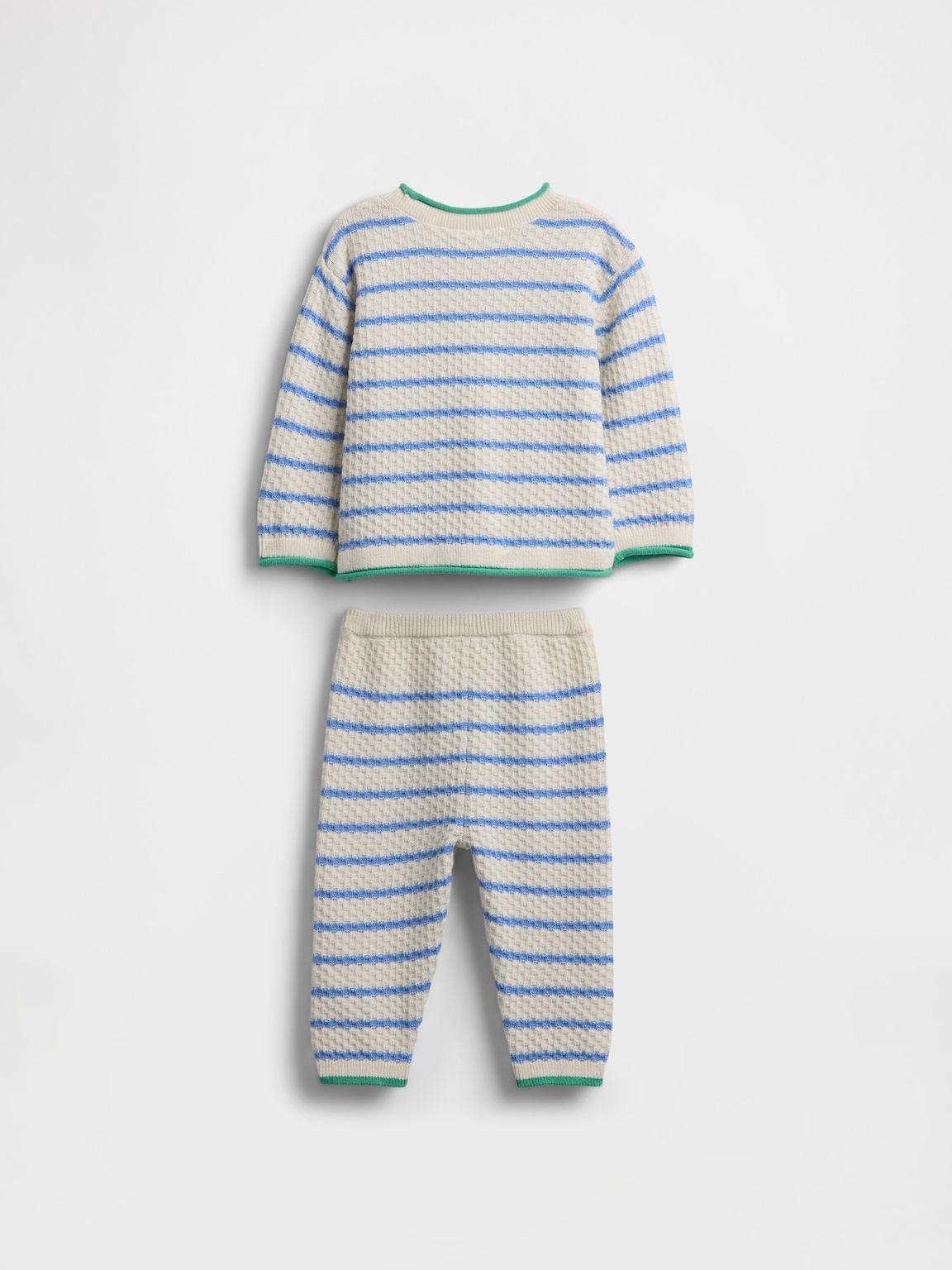 Baby Crochet Sweater Outfit Set