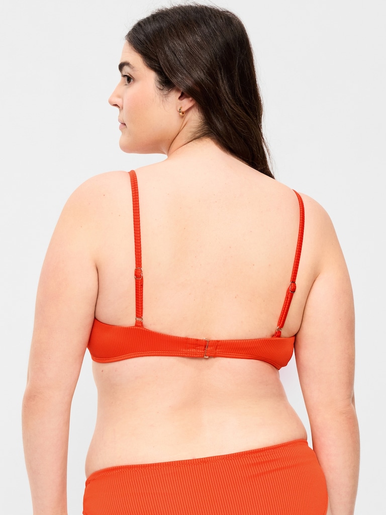 Ribbed Bra Bikini Swim Top