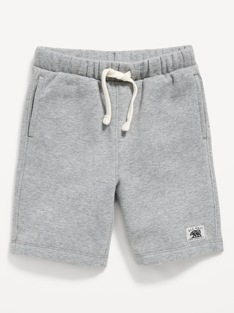 Logo-Graphic Fleece Jogger Shorts for Toddler Boys