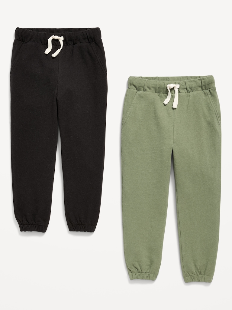 French Terry Joggers 2-Pack for Toddler Boys