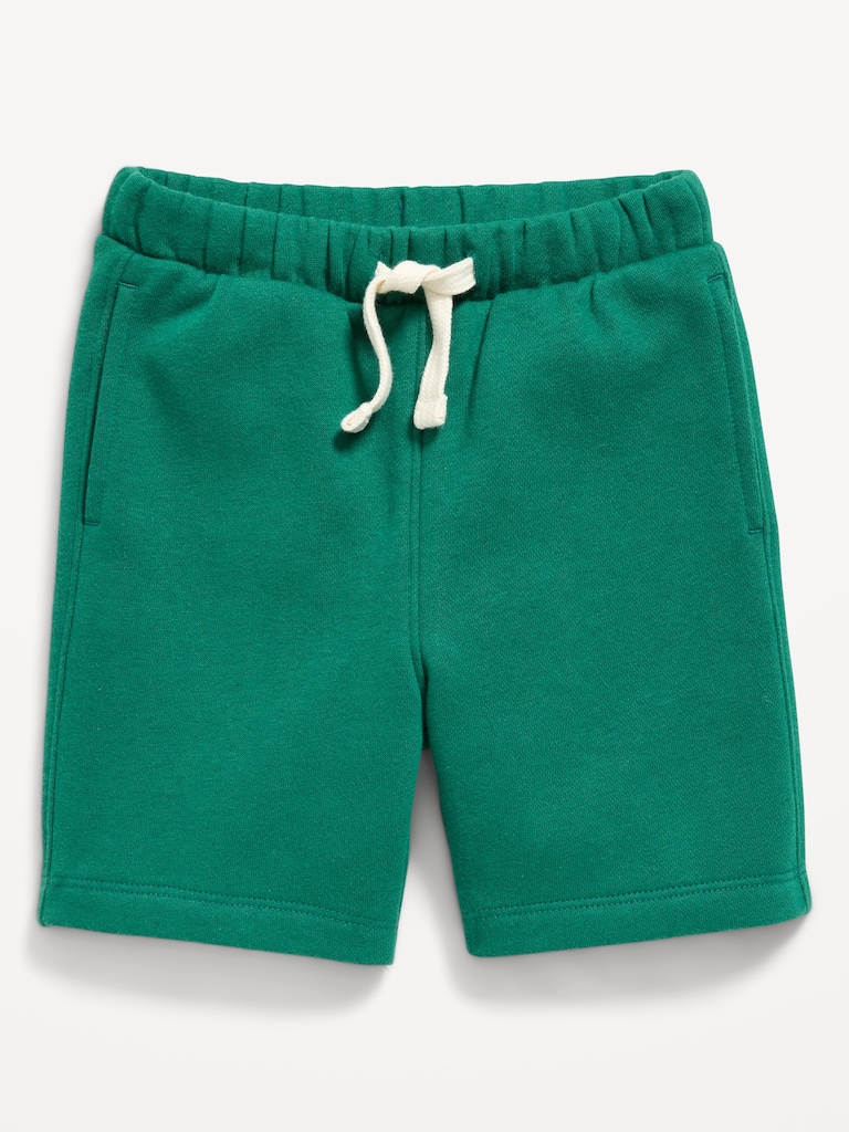 Logo-Graphic Fleece Jogger Shorts for Toddler Boys