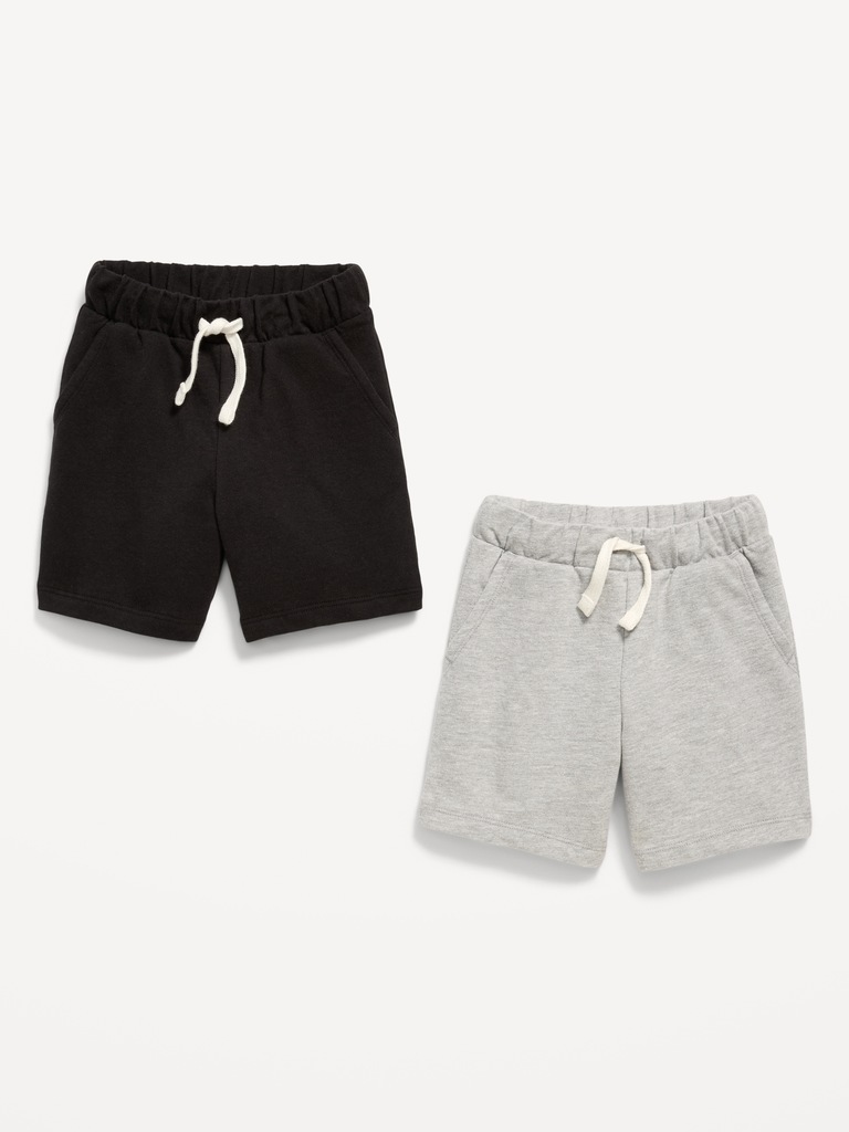 French-Terry Jogger Shorts 2-Pack for Toddler Boys