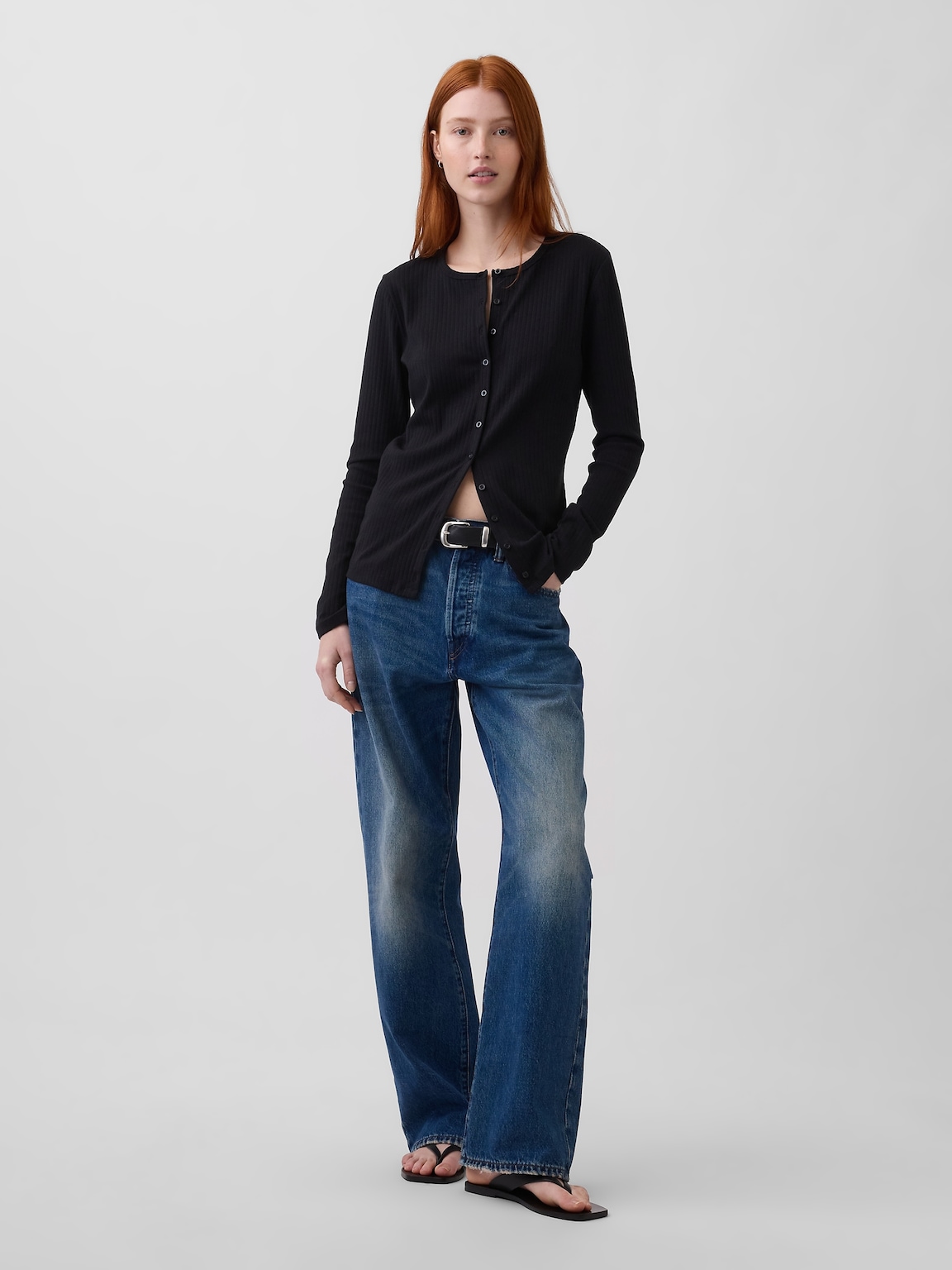 Modern Wide Rib Cardigan