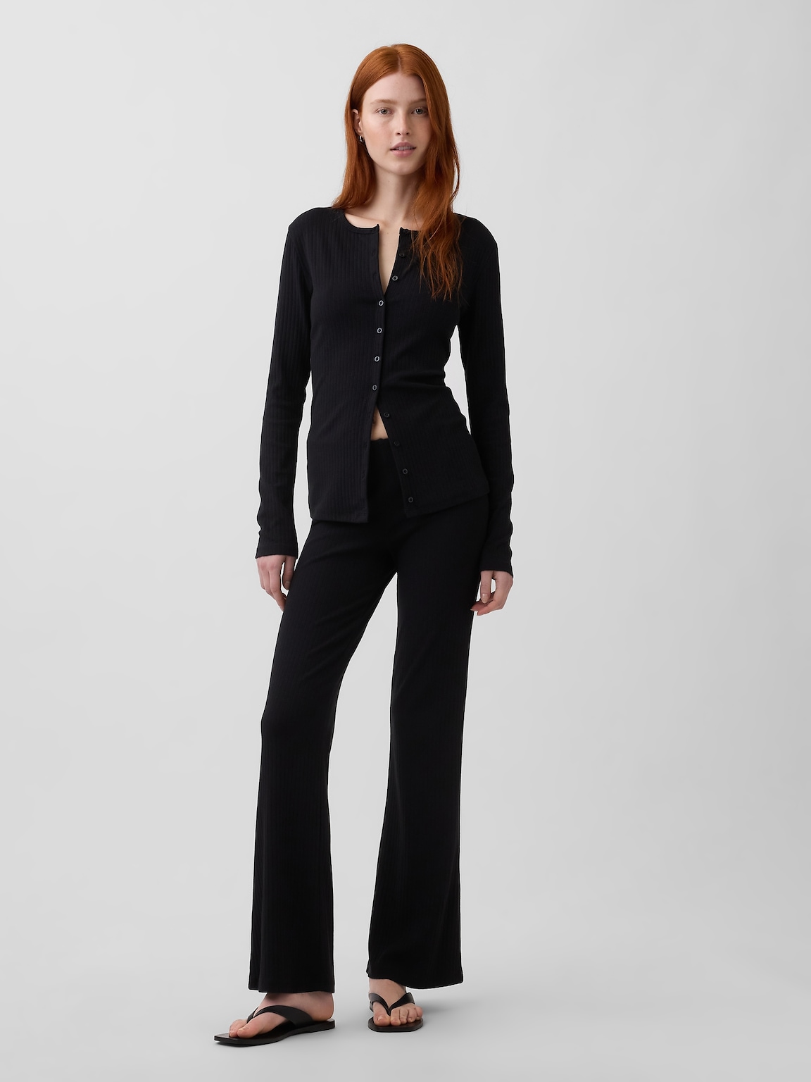 Modern Wide Rib Cardigan