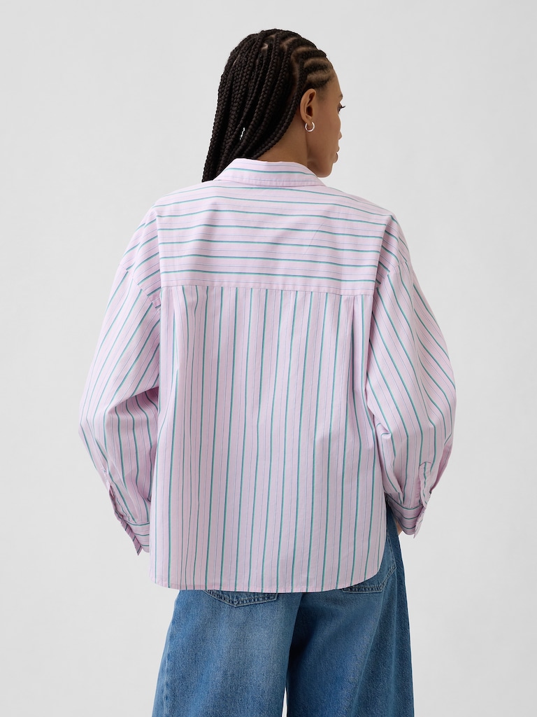 Oversized Shirt in Poplin