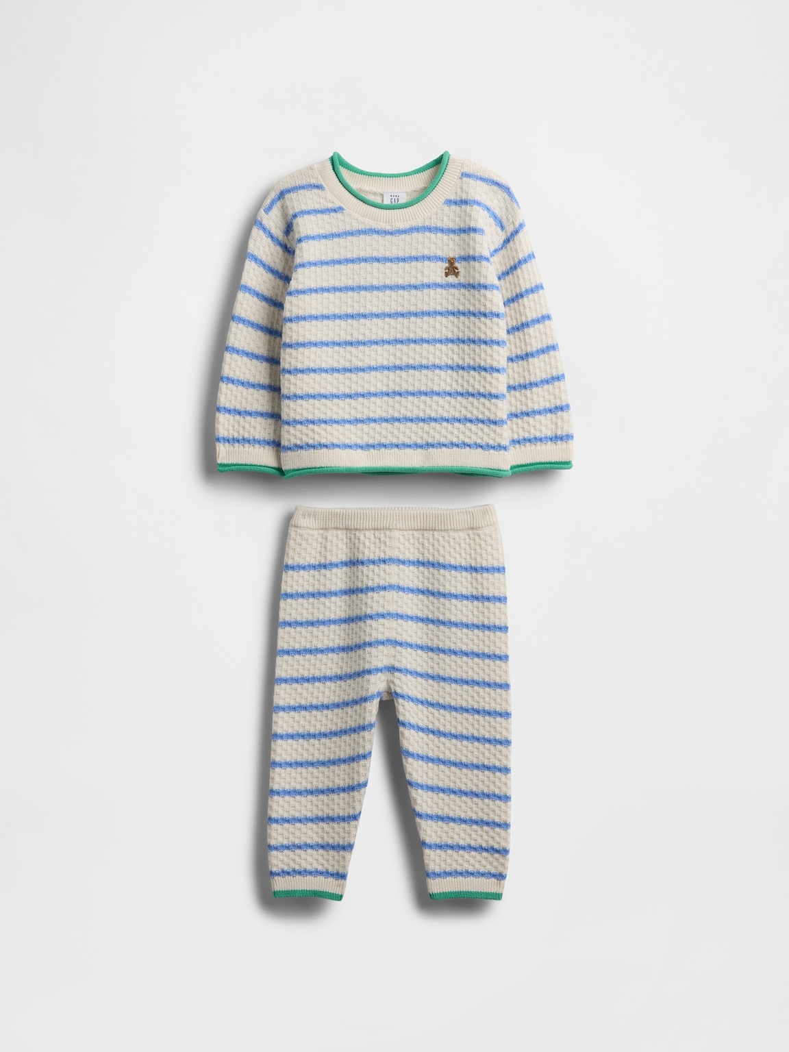 Baby Crochet Sweater Outfit Set