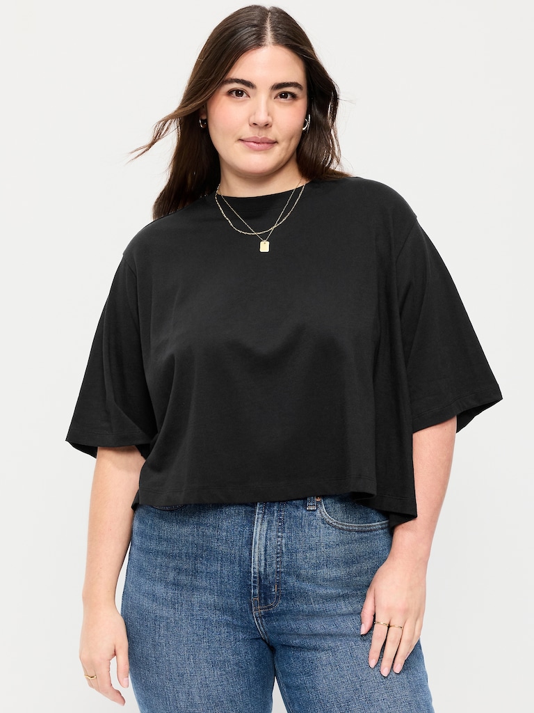 Short-Sleeve Trapeze T-Shirt