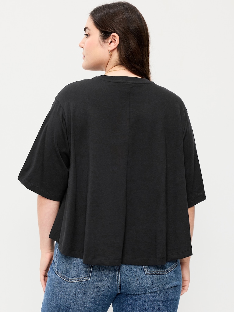 Short-Sleeve Trapeze T-Shirt