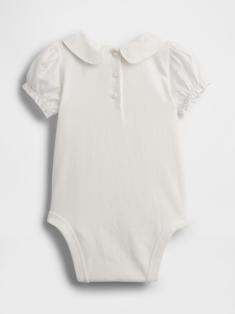 Baby First Favorites Organic Cotton Peter Pan Bodysuit