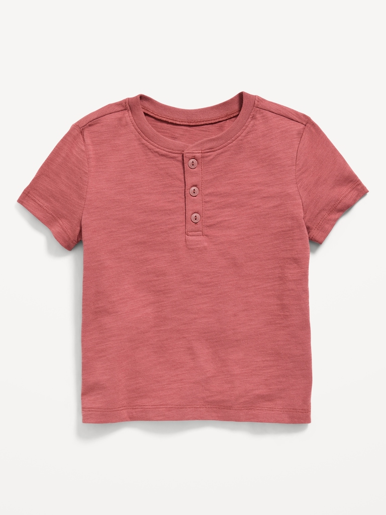 Short-Sleeve Henley T-Shirt for Toddler Boys
