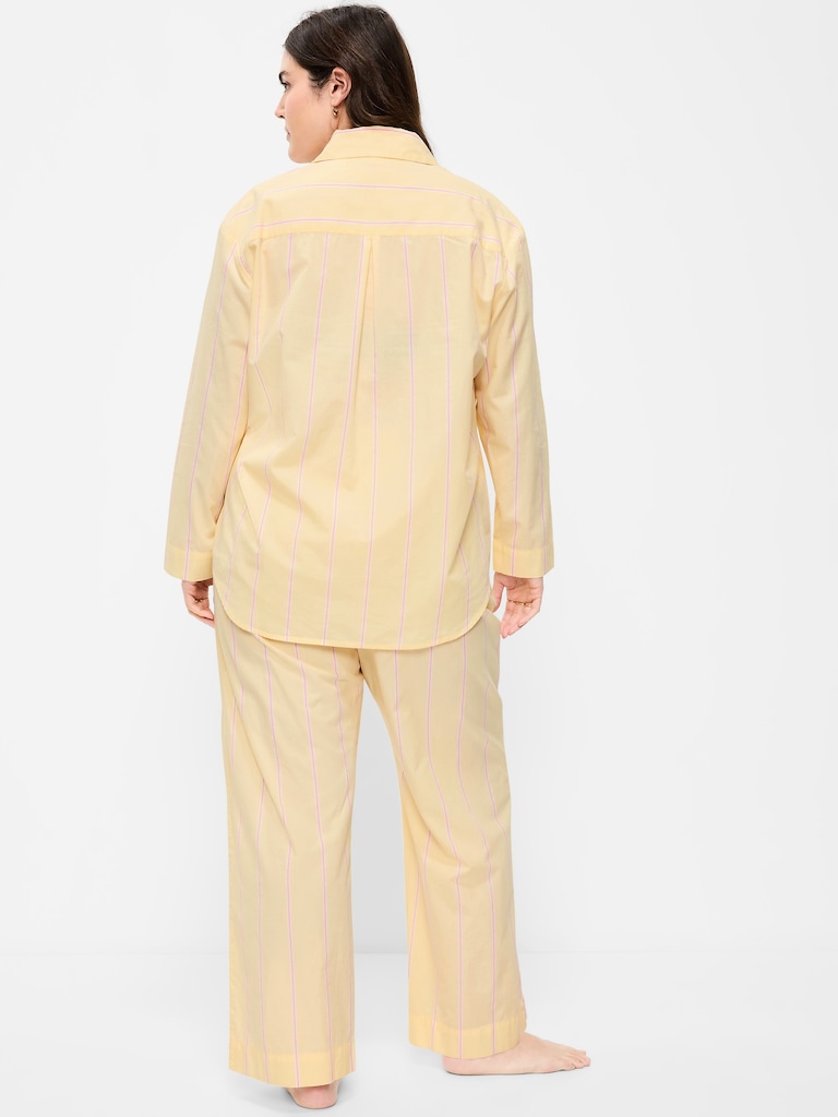 Poplin Pajama Pant Set