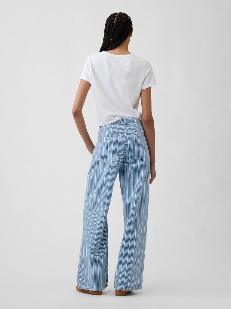 High Rise Soft Wide-Leg Jeans