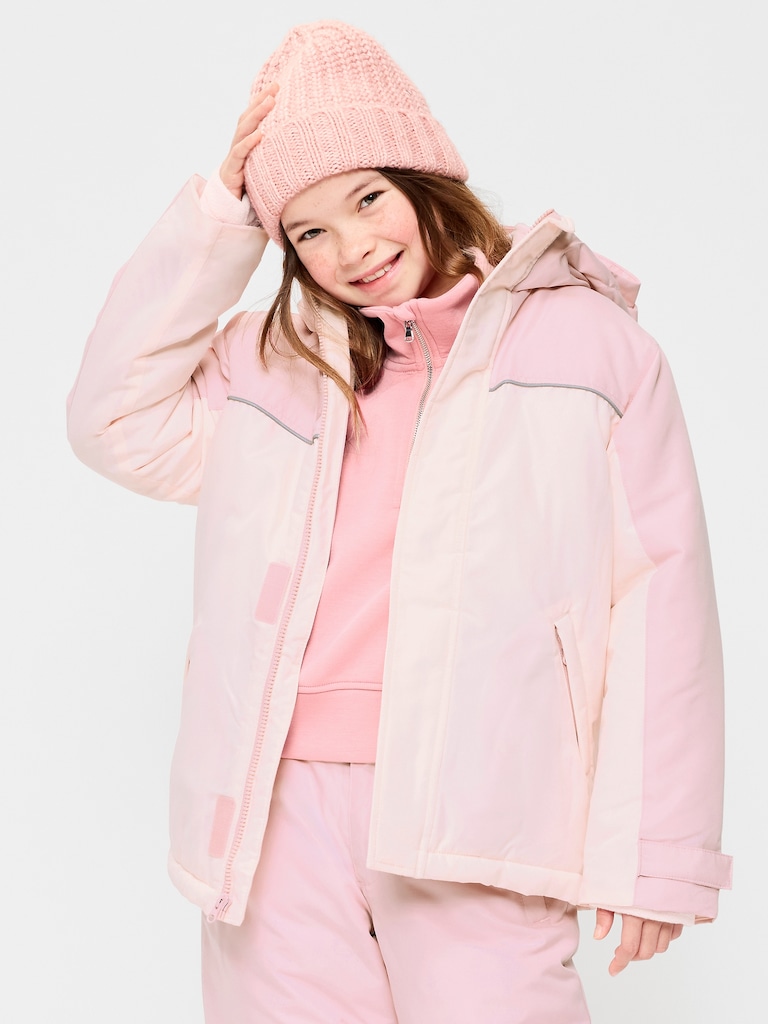 Water-Resistant 2-In-1 Snow Jacket for Girls