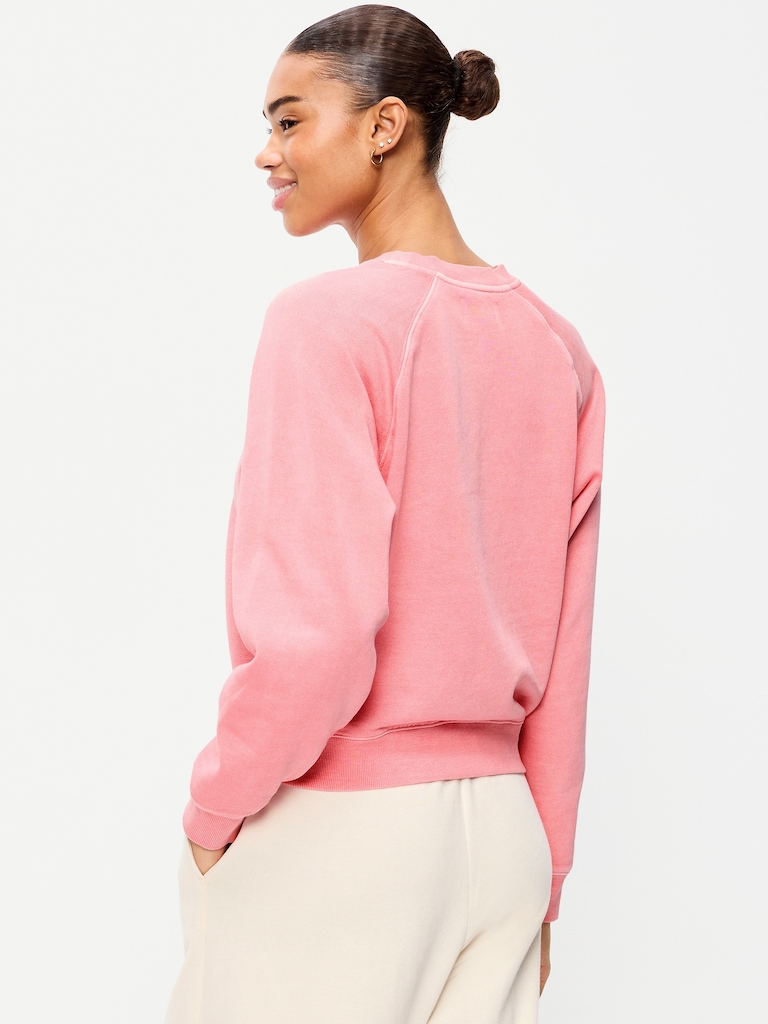 Oversized Raglan Sweatshirt