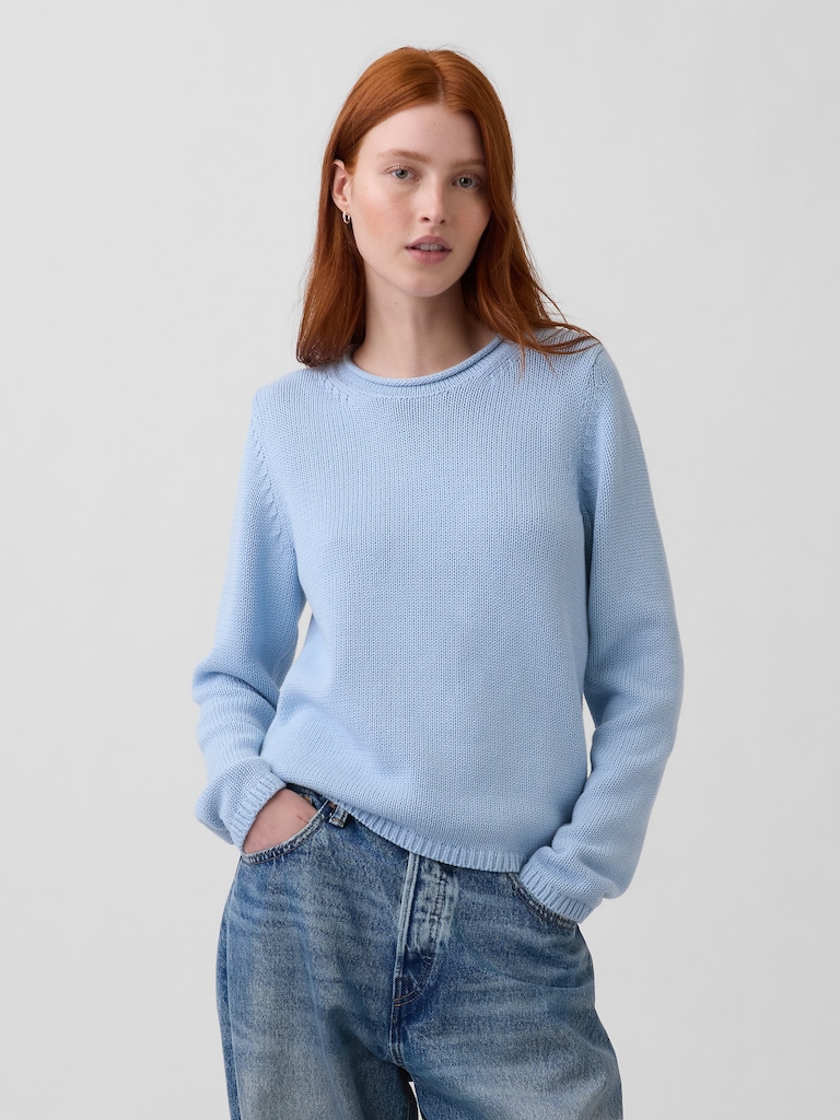 100% Cotton Rollneck Sweater
